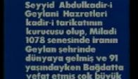 abdulkadir geylani hz. kısa bir tanıtım videosu